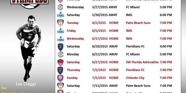 Stampede 2015 Schedule Final